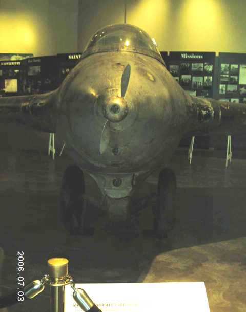 ME-163B Nose On Shot