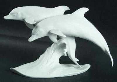 Kaiser Porcelain Dolphins