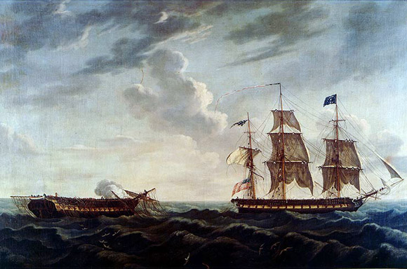 USS CONSTITUTION and HMS Guerriere