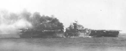 USS FRANKLIN 19 March, 1945