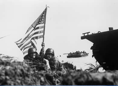 Marines Landing at Agat Beach