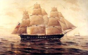 USS CONSTELLATION painting