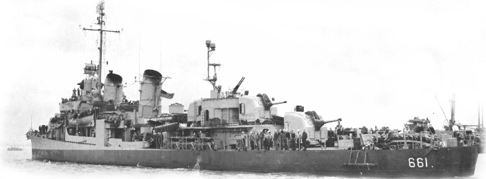 USS KIDD(DD-661) c. 1945